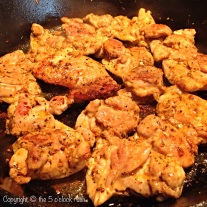Cooking the Spicy Chicken