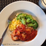 iPhone Chinese 5 Spice Shrimp, with Corn, Broccoli on PC 5-Grain Blend
