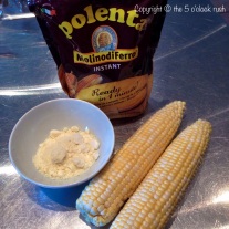 Quick Cook Polenta with Fresh Corn and cheese